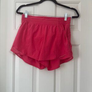 Lululemon Hotty Hot High Rise 4" Shorts, EUC, Pink
